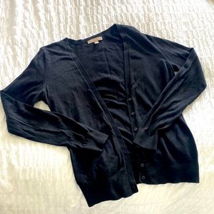 Banana Republic cardigan, black, size Medium.